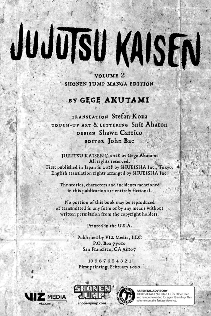 jujutsu kaisen manga Chapter 8