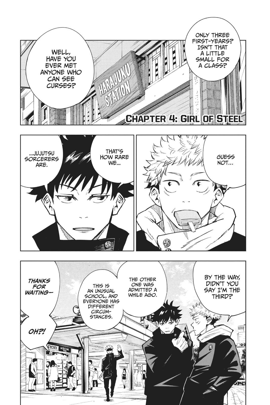 jujutsu kaisen manga Chapter 4