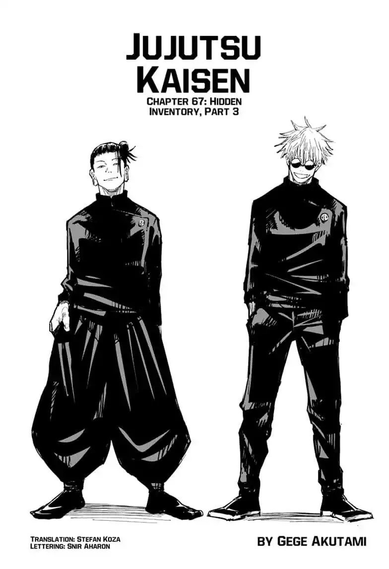 JuJutsu Kaisen Manga Chapter 67