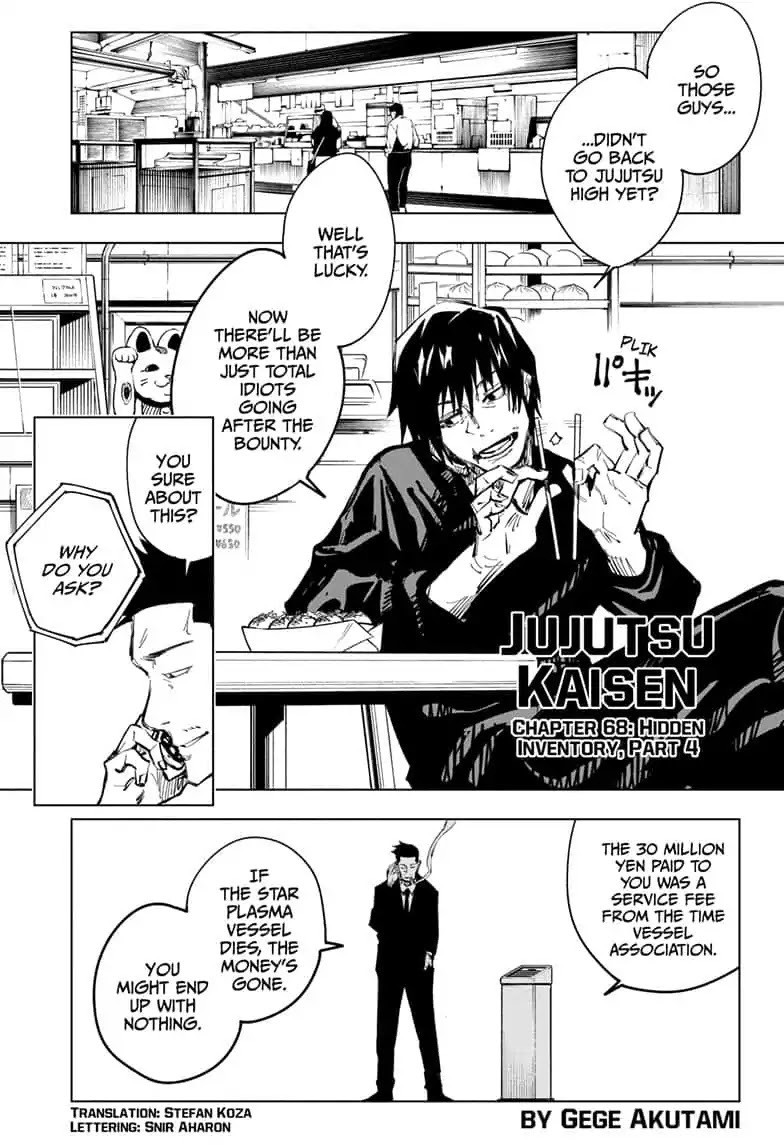 JuJutsu Kaisen Manga Chapter 68