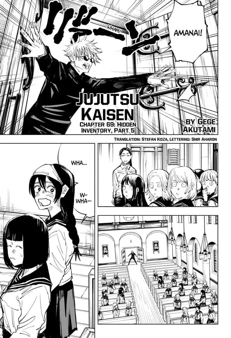 JuJutsu Kaisen Manga Chapter 69