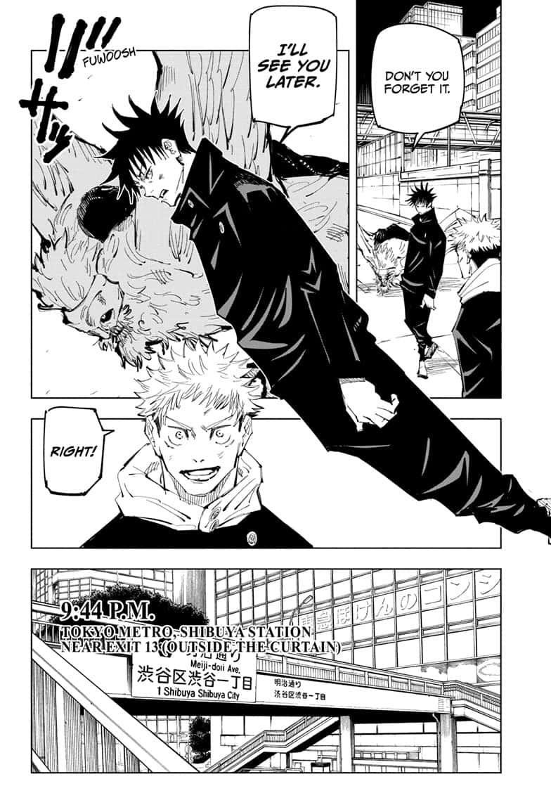 JuJutsu Kaisen Manga Chapter 98