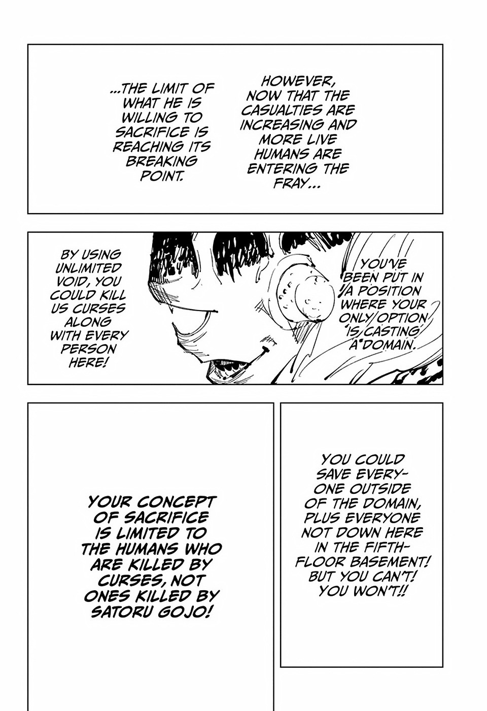 JuJutsu Kaisen Manga Chapter 89