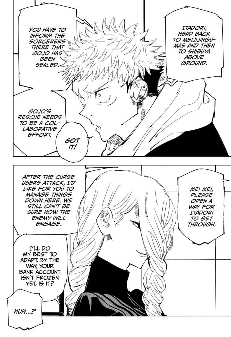 JuJutsu Kaisen Manga Chapter 91