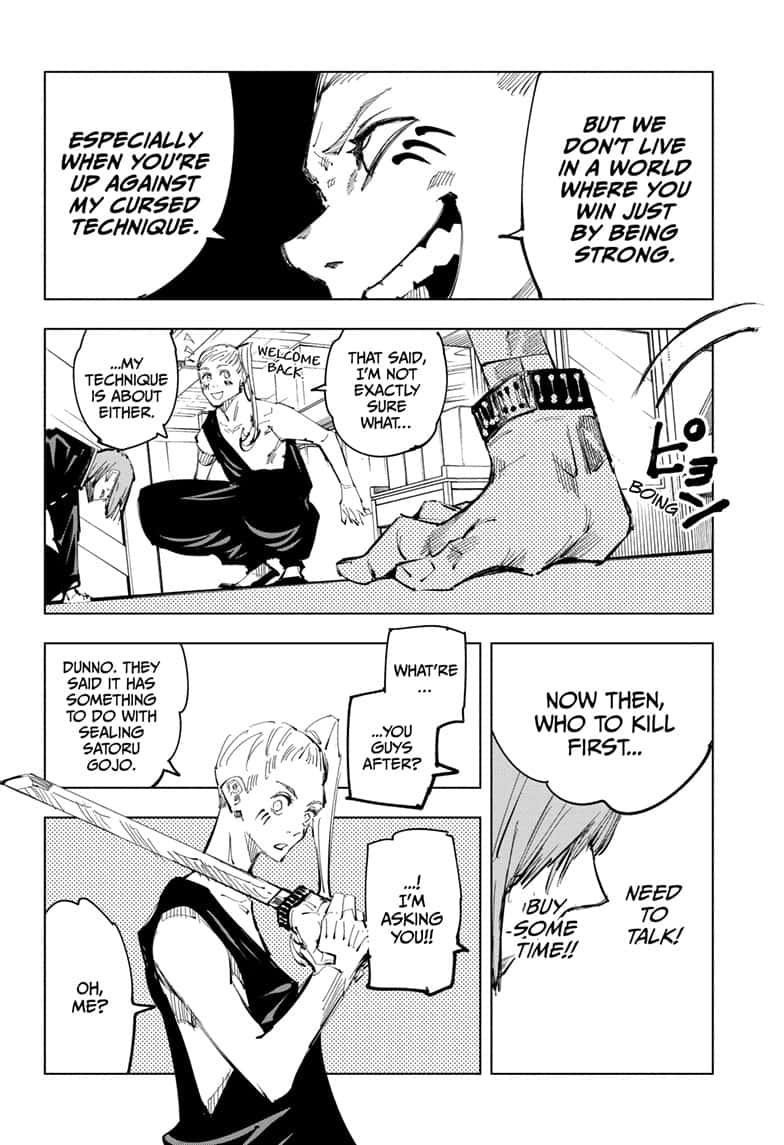 JuJutsu Kaisen Manga Chapter 99