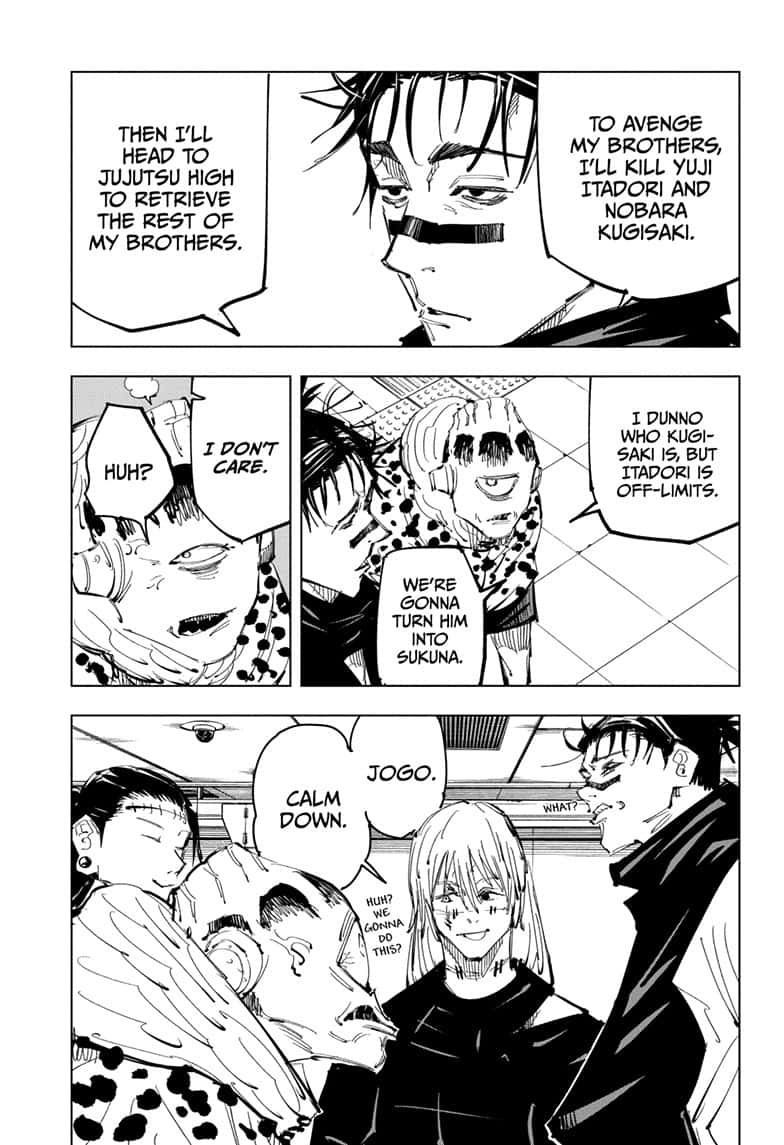 JuJutsu Kaisen Manga Chapter 92