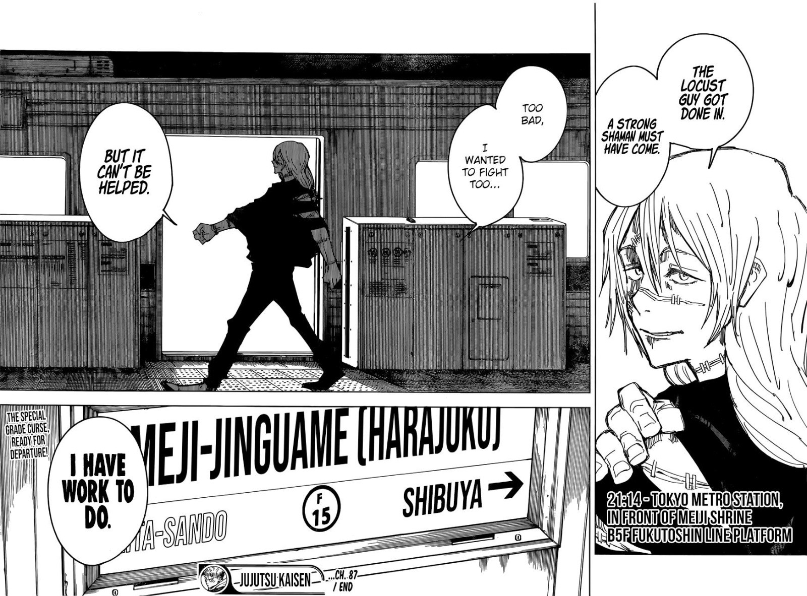 JuJutsu Kaisen Manga Chapter 87