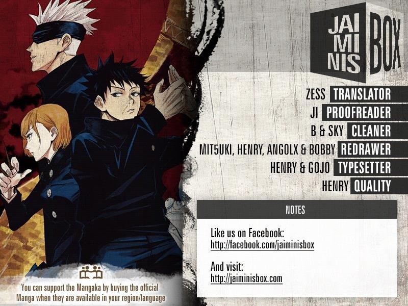 JuJutsu Kaisen Manga Chapter 87