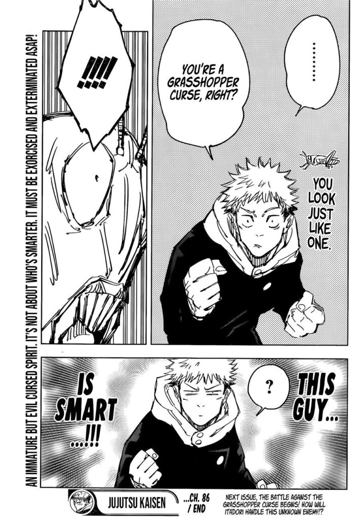 JuJutsu Kaisen Manga Chapter 86