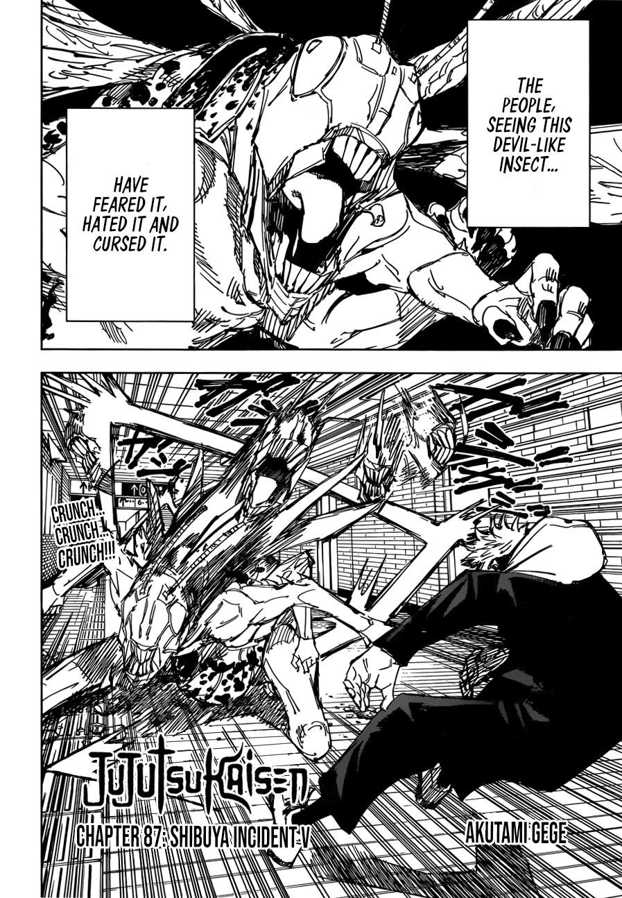 JuJutsu Kaisen Manga Chapter 87