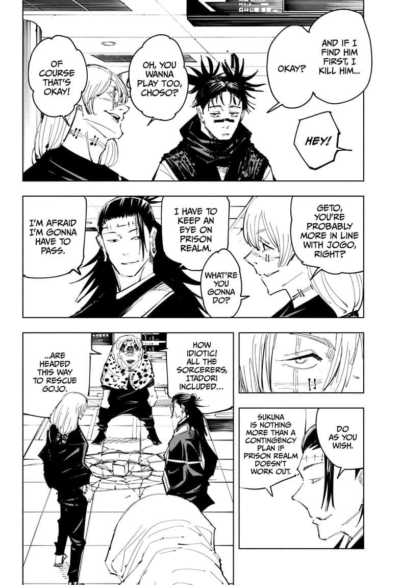 JuJutsu Kaisen Manga Chapter 93