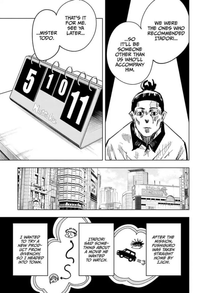 JuJutsu Kaisen Manga Chapter 64