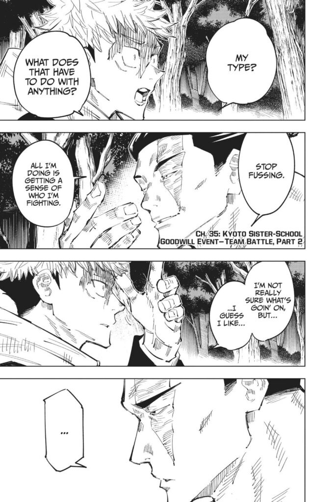 JuJutsu Kaisen Manga Chapter 35
