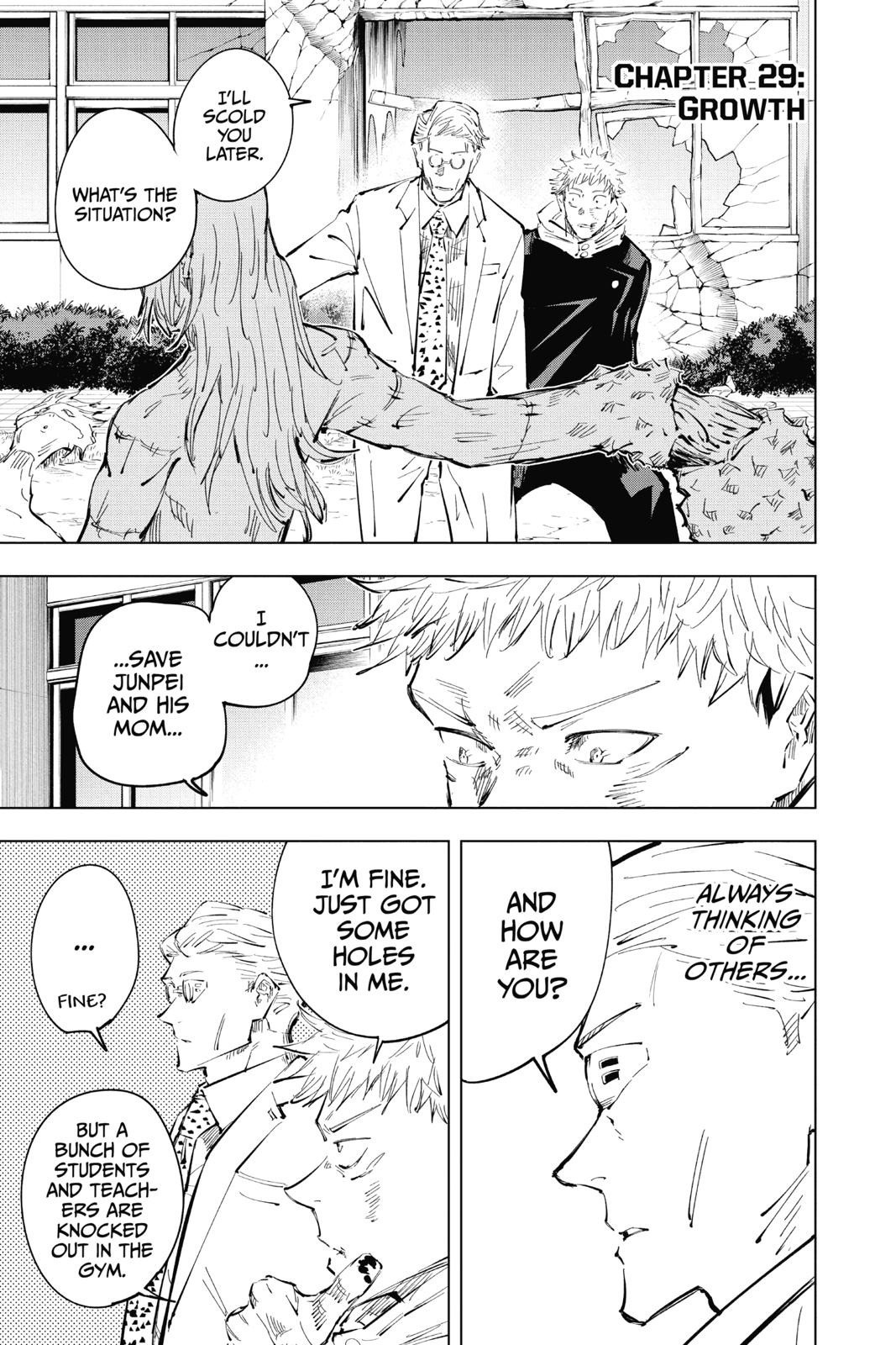 jujutsu kaisen manga Chapter 29