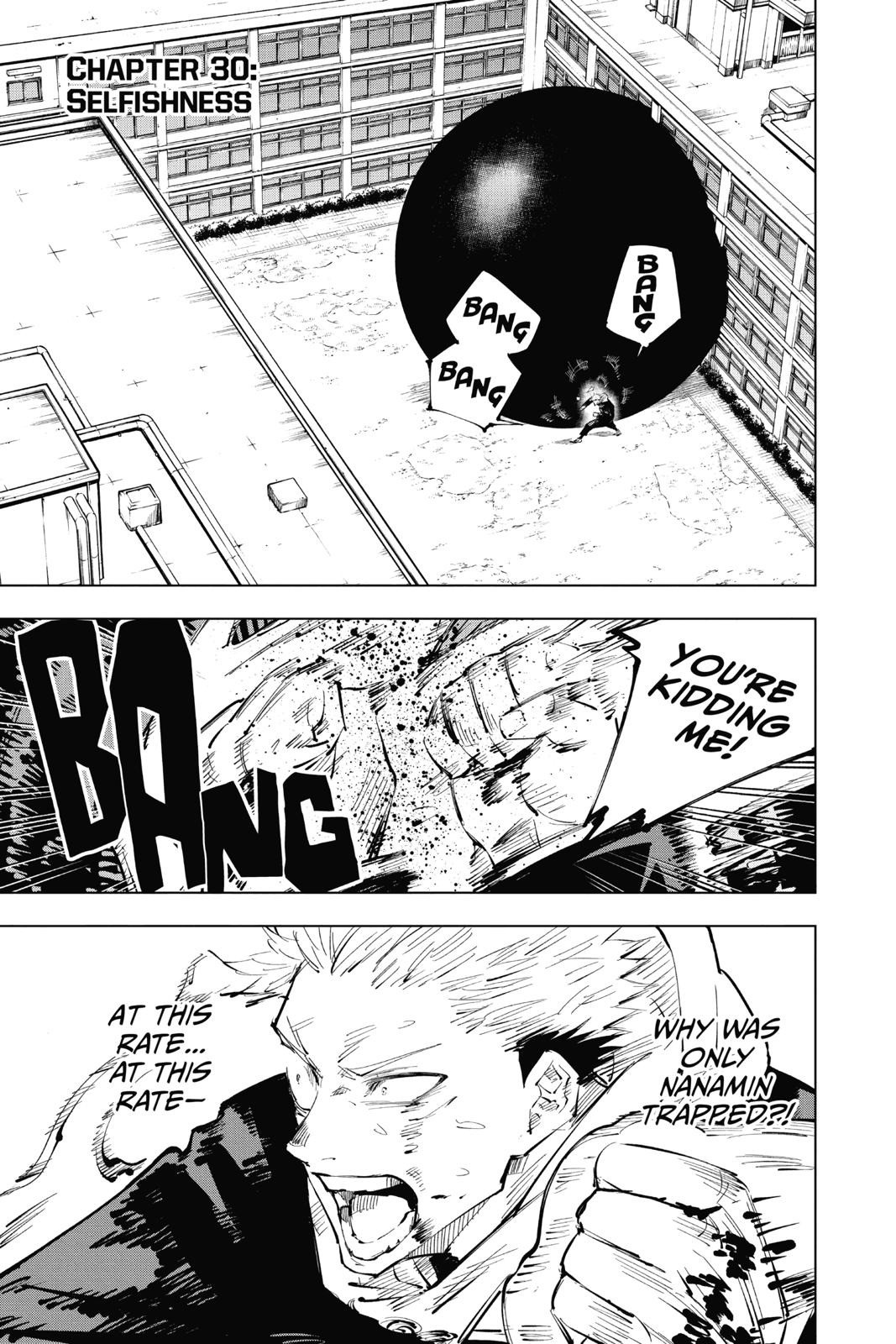 jujutsu kaisen manga Chapter 30