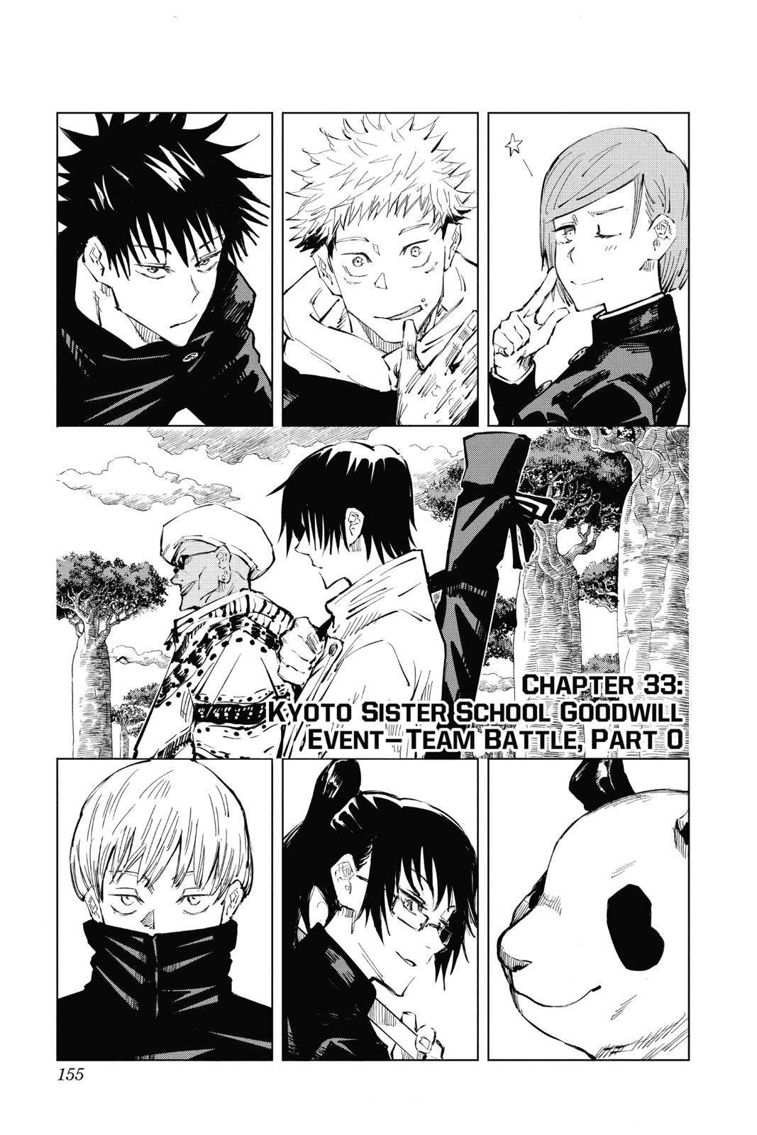 JuJutsu Kaisen Manga Chapter 33