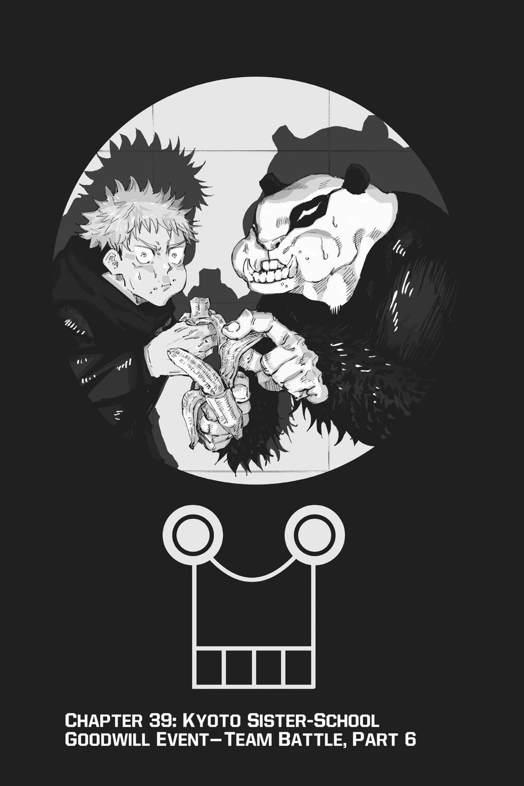 JuJutsu Kaisen Manga Chapter 39