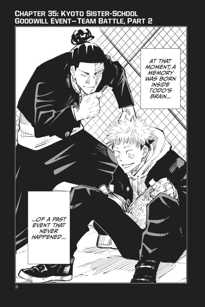 JuJutsu Kaisen Manga Chapter 35