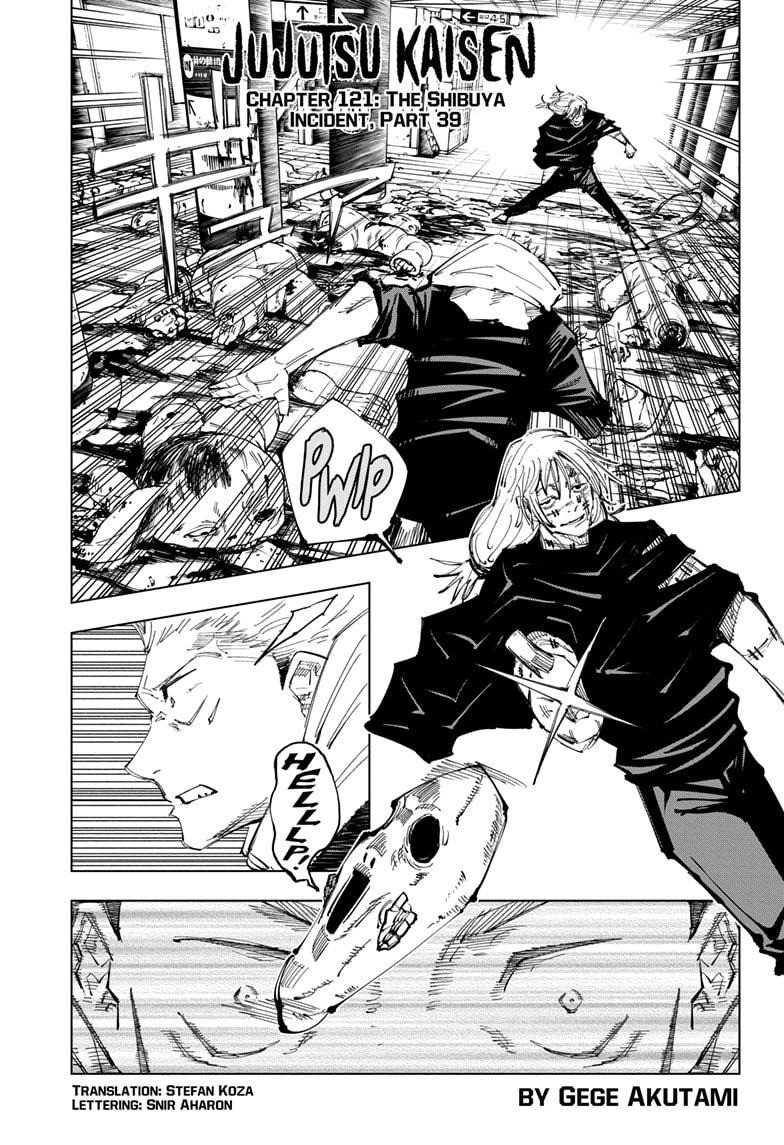 JuJutsu Kaisen Manga Chapter 121