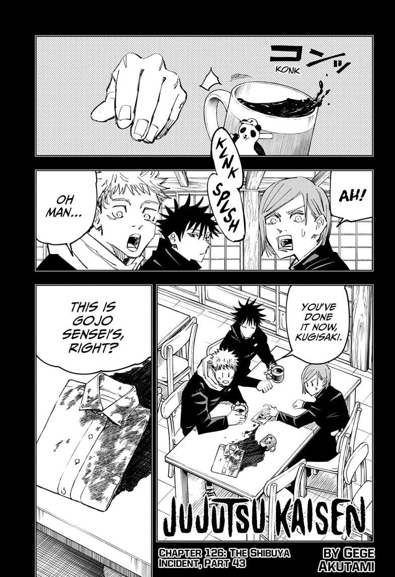 JuJutsu Kaisen Manga Chapter 126