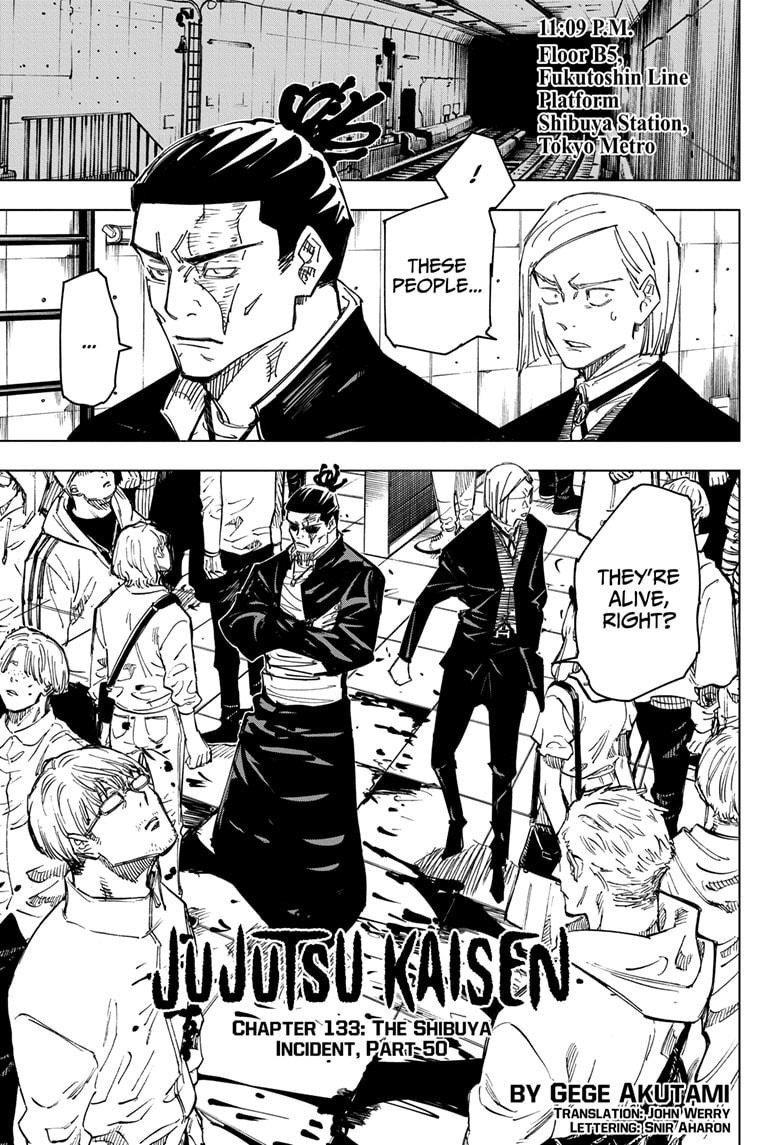 JuJutsu Kaisen Manga Chapter 133