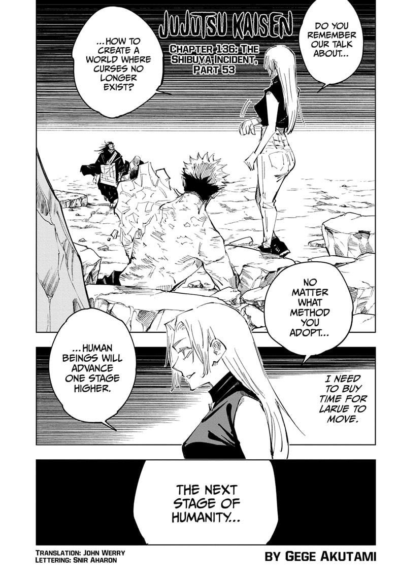 JuJutsu Kaisen Manga Chapter 136