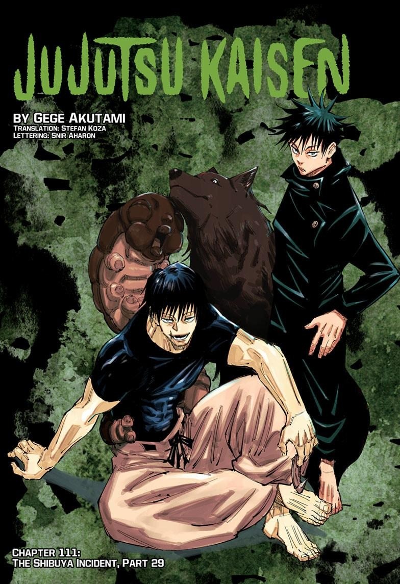 JuJutsu Kaisen Manga Chapter 111
