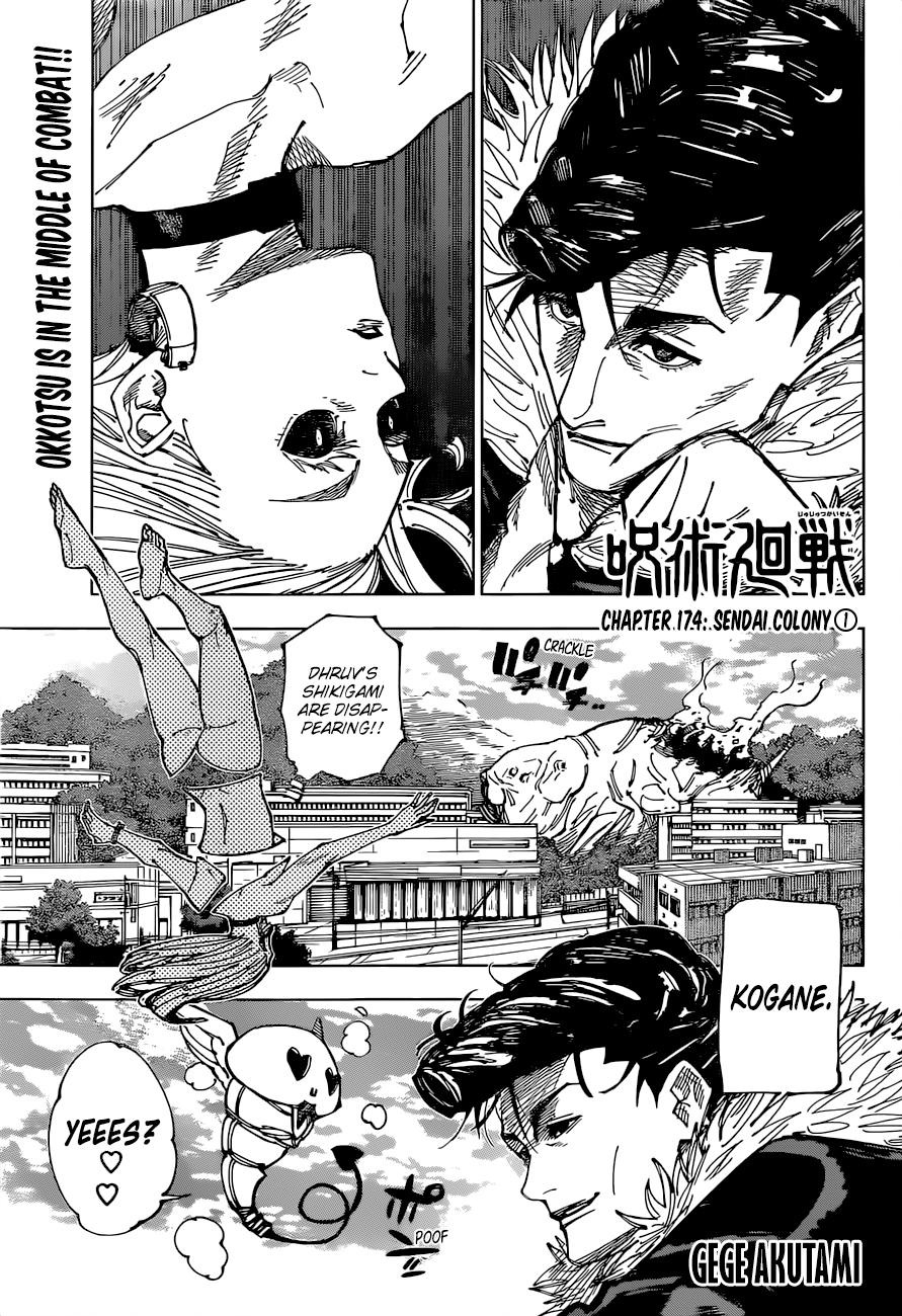 JuJutsu Kaisen Manga Chapter 174