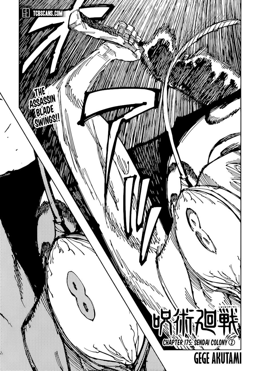JuJutsu Kaisen Manga Chapter 175