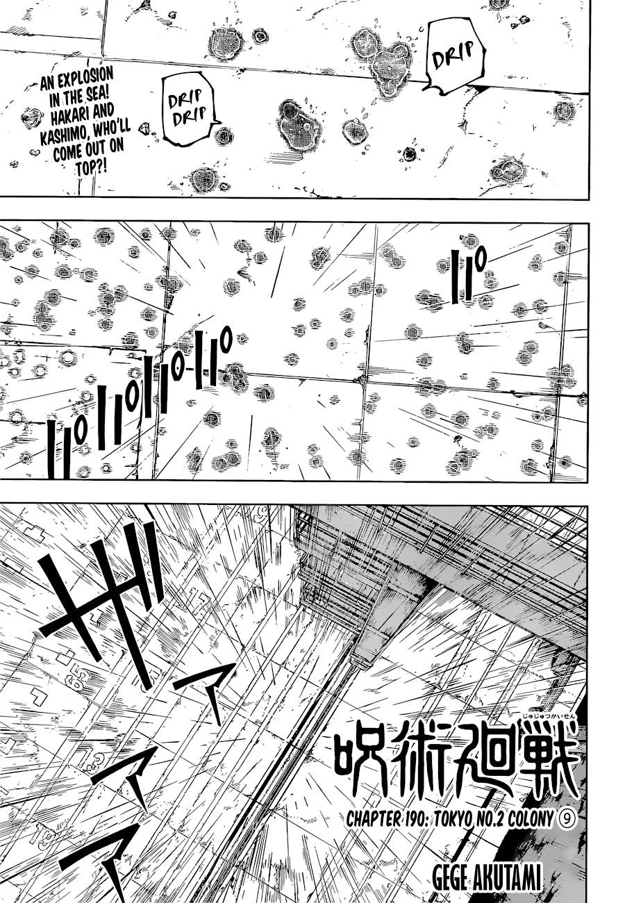JuJutsu Kaisen Manga Chapter 190
