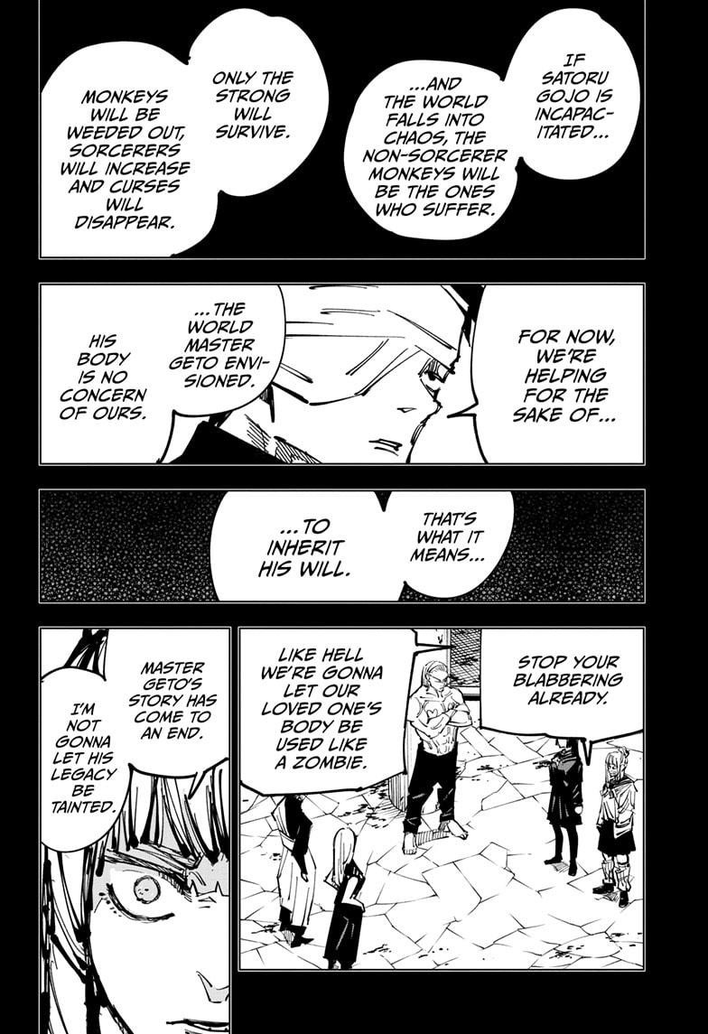 JuJutsu Kaisen Manga Chapter 114
