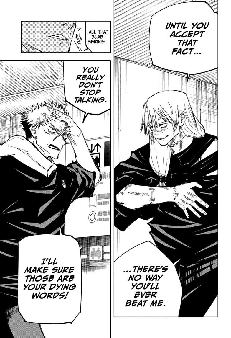 JuJutsu Kaisen Manga Chapter 121