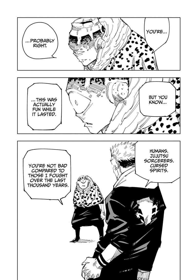 JuJutsu Kaisen Manga Chapter 116