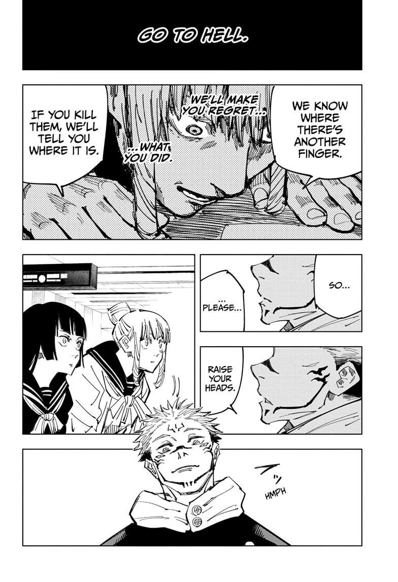 JuJutsu Kaisen Manga Chapter 112