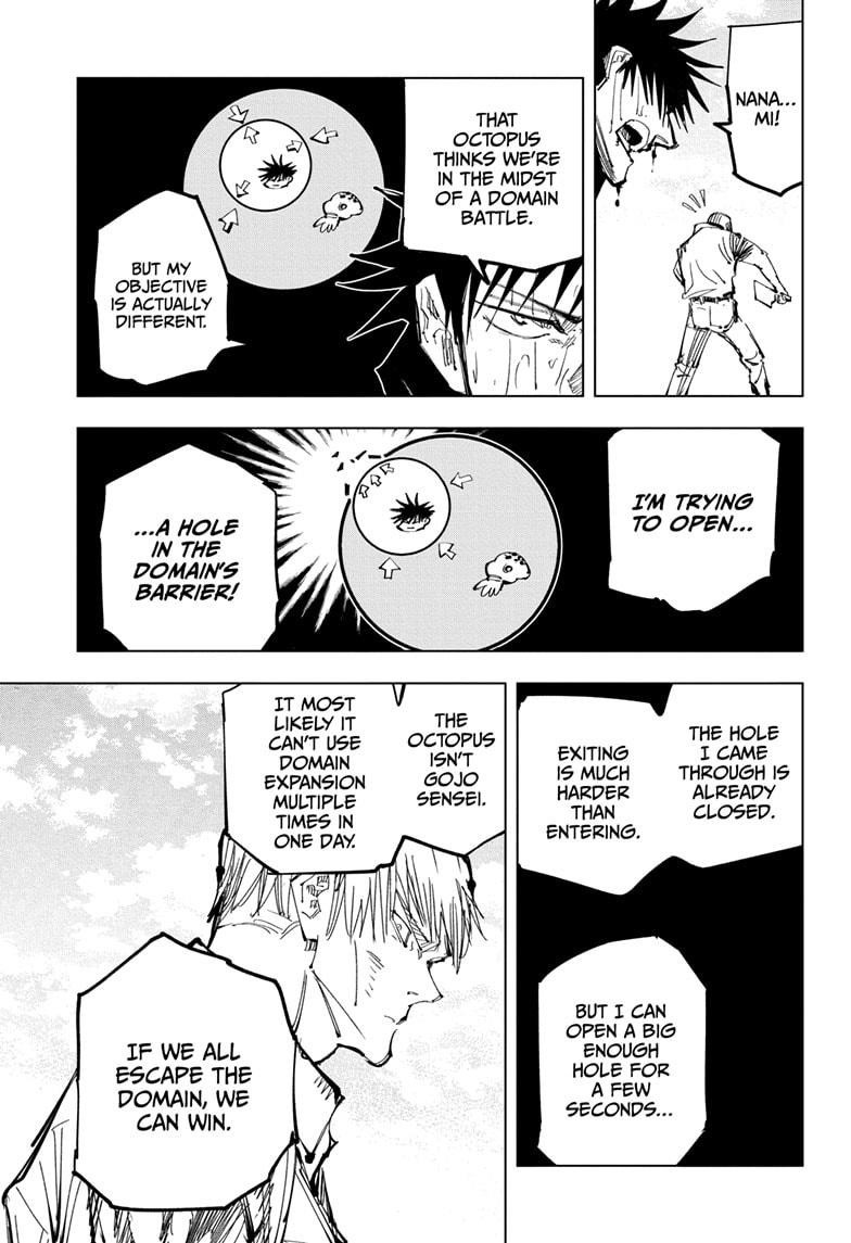 JuJutsu Kaisen Manga Chapter 109