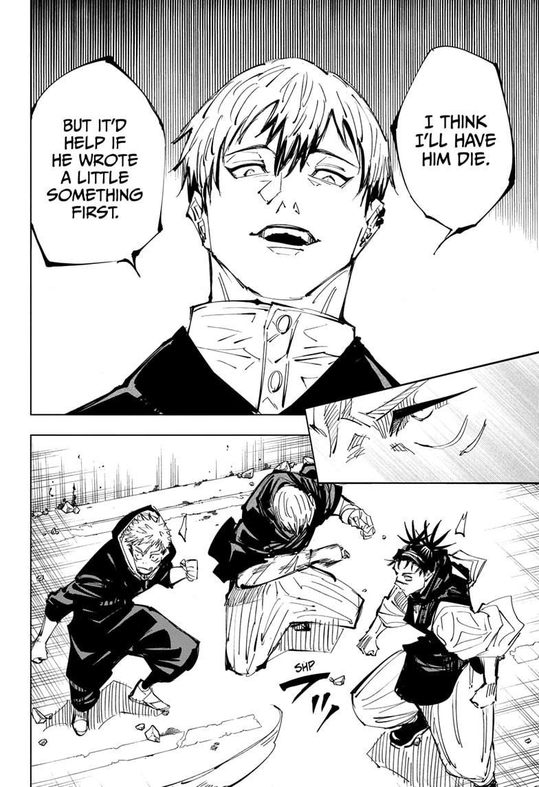 JuJutsu Kaisen Manga Chapter 139