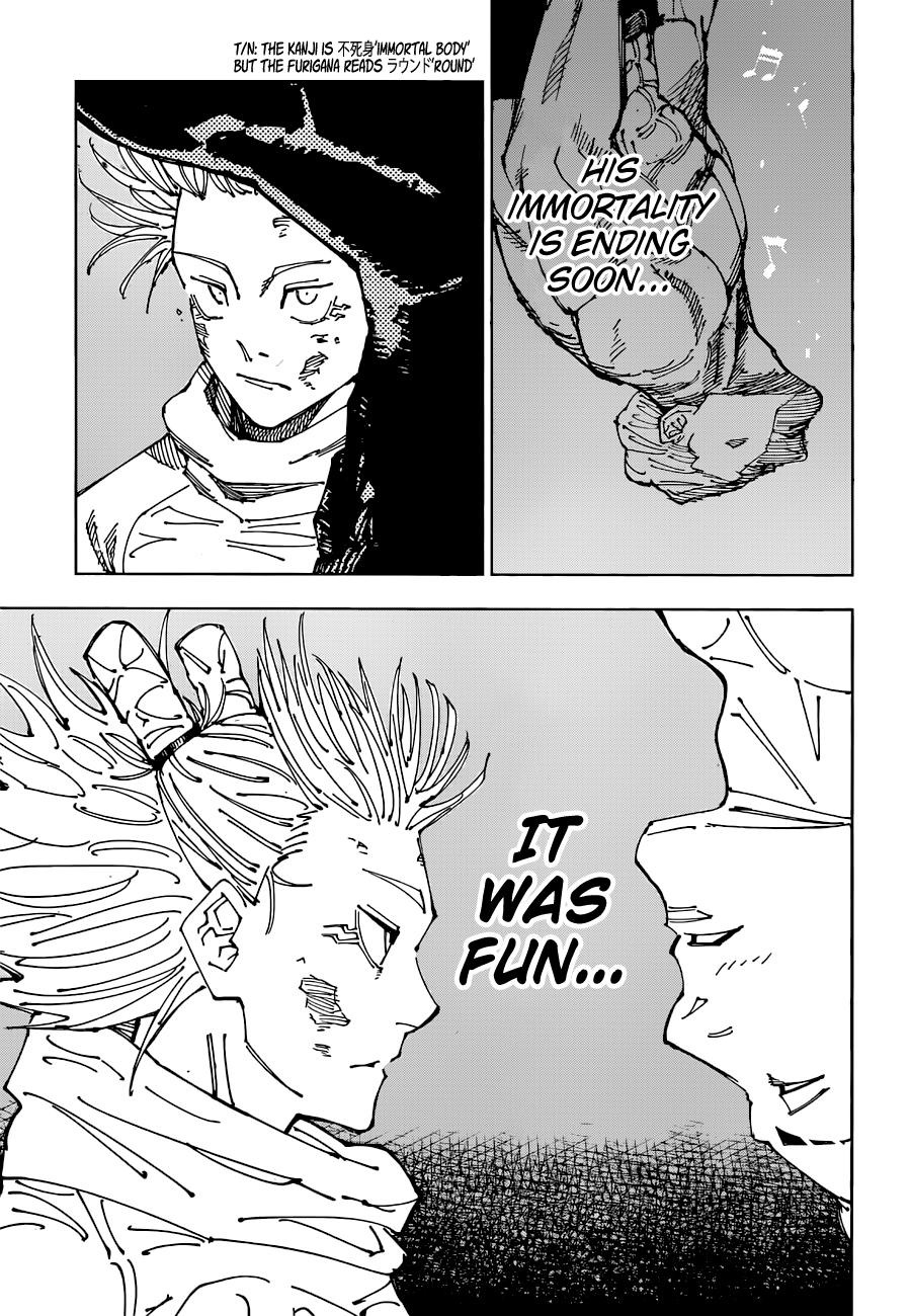 JuJutsu Kaisen Manga Chapter 189