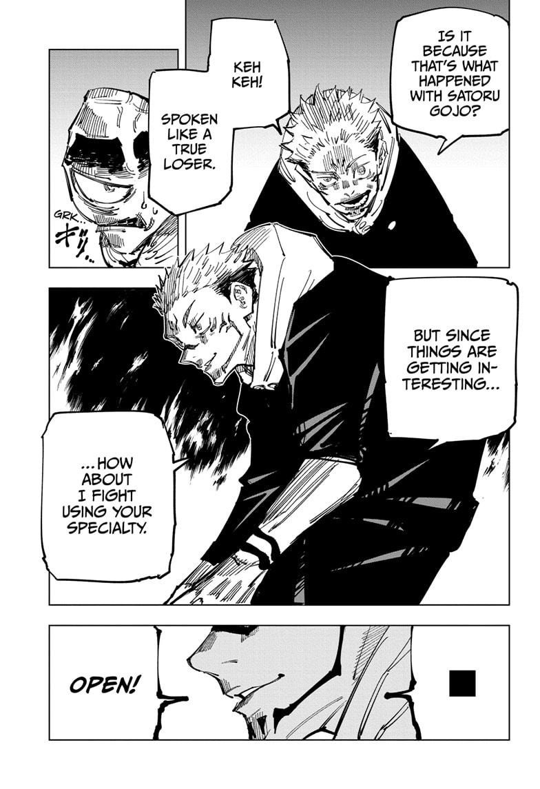 JuJutsu Kaisen Manga Chapter 115