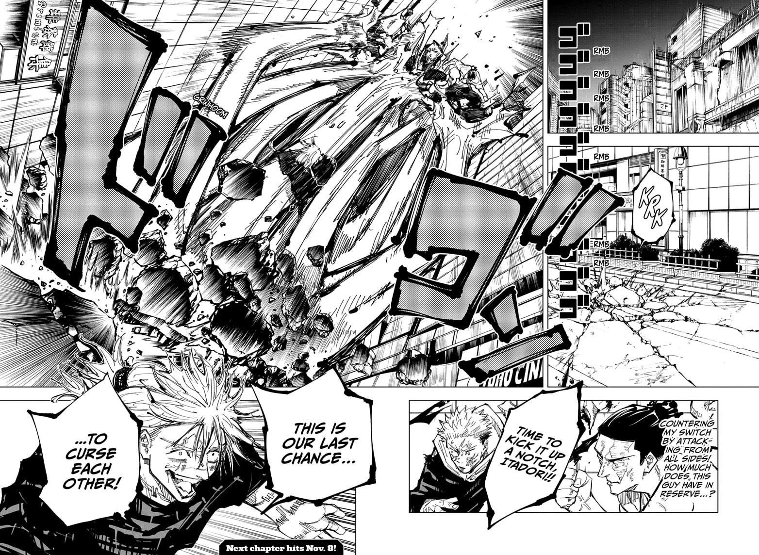 JuJutsu Kaisen Manga Chapter 128