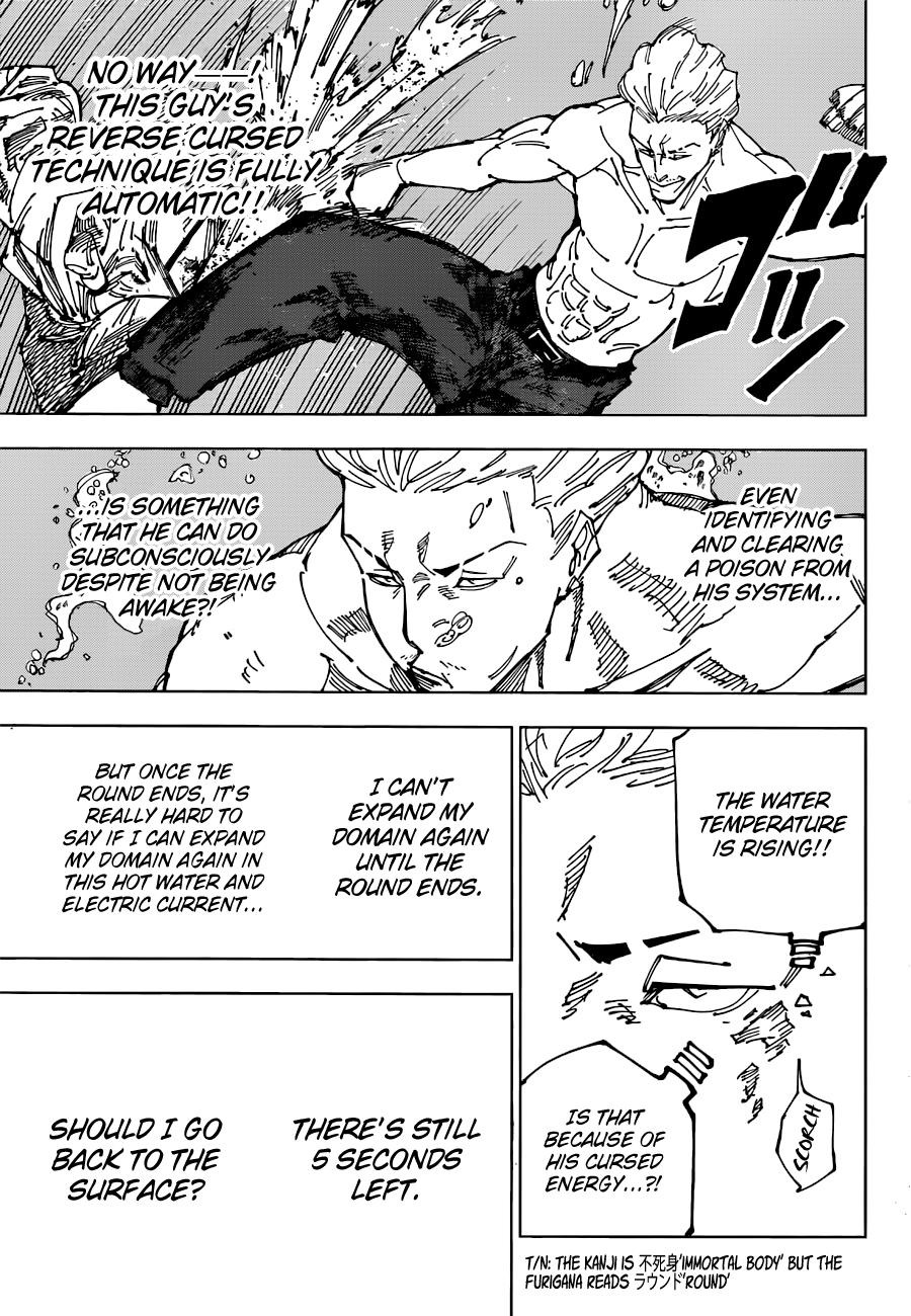 JuJutsu Kaisen Manga Chapter 189
