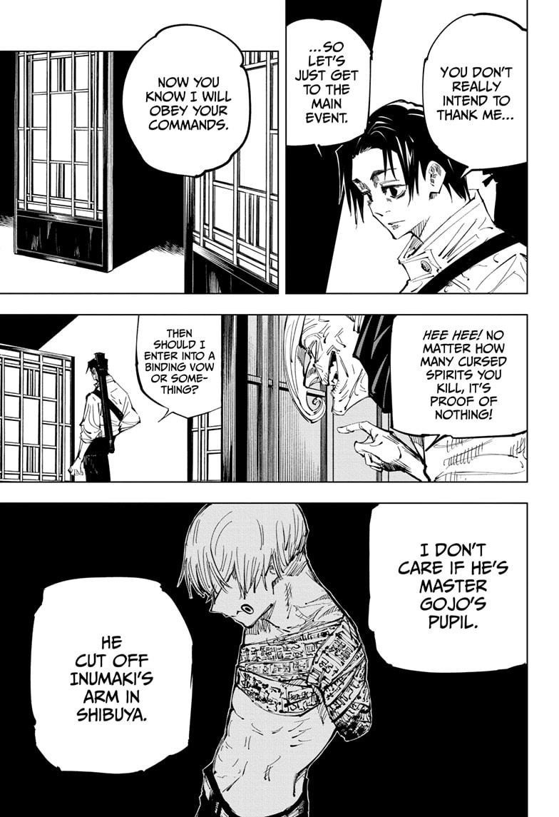 JuJutsu Kaisen Manga Chapter 137