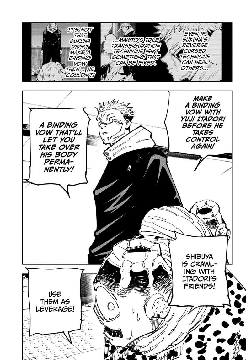 JuJutsu Kaisen Manga Chapter 112