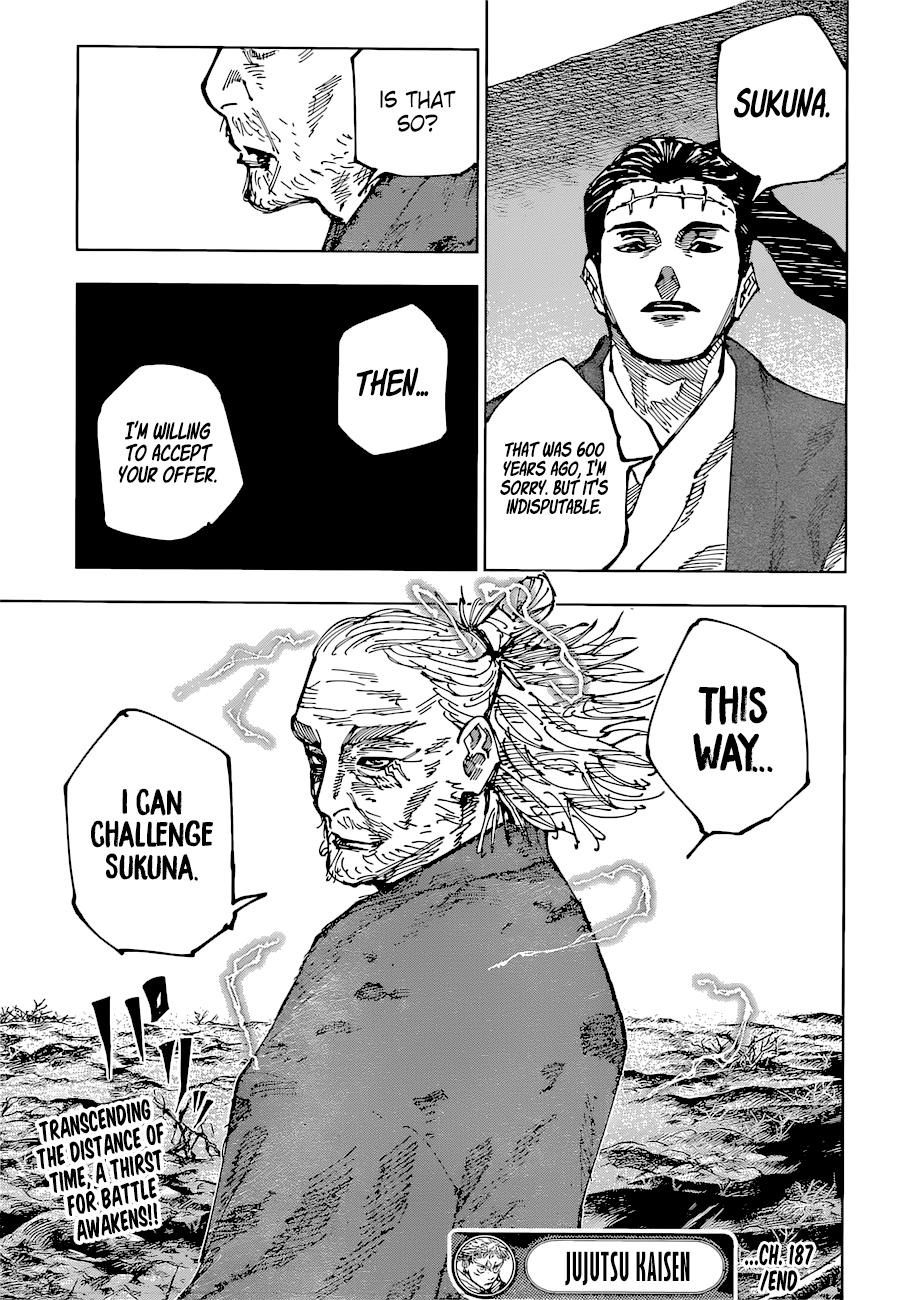 JuJutsu Kaisen Manga Chapter 187