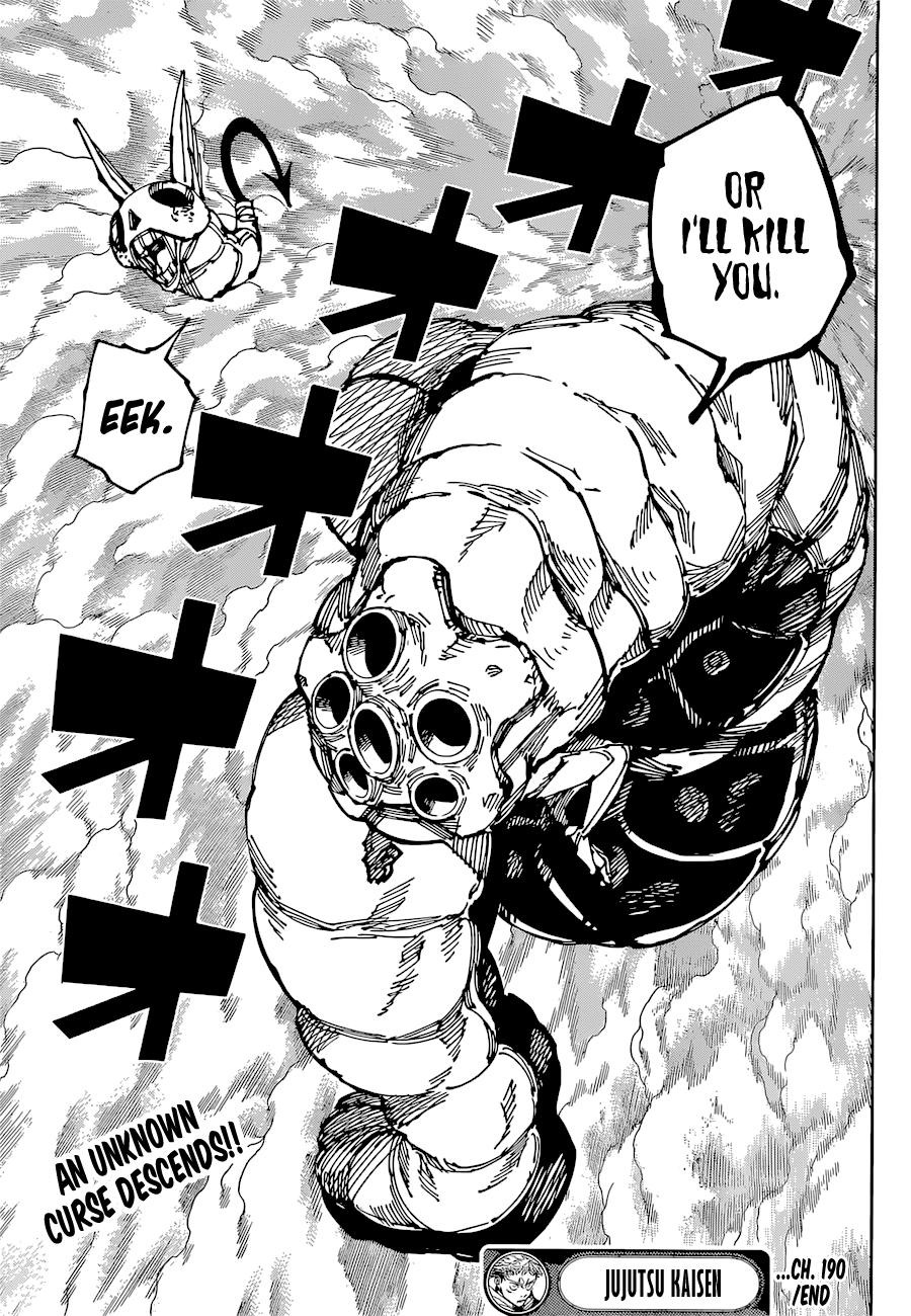 JuJutsu Kaisen Manga Chapter 190