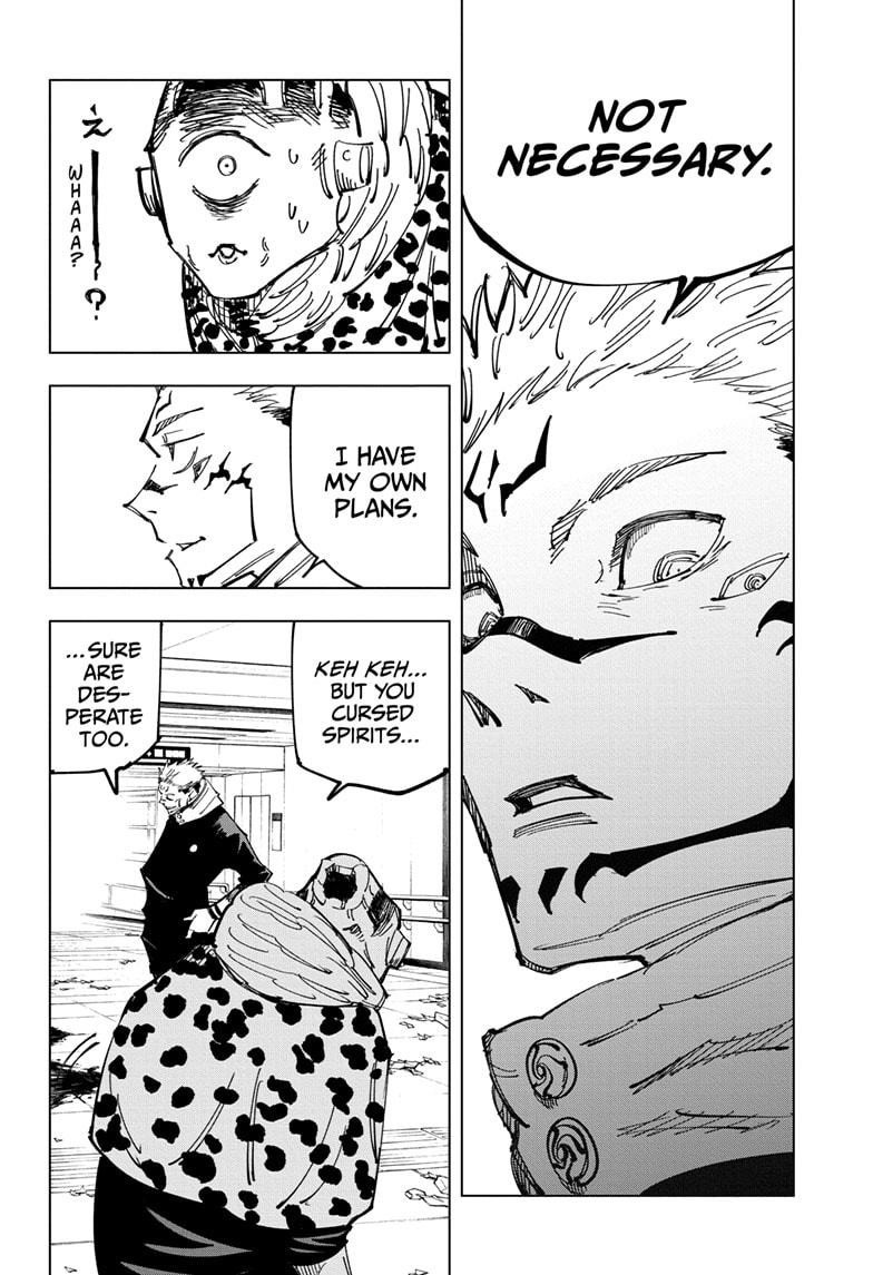 JuJutsu Kaisen Manga Chapter 112