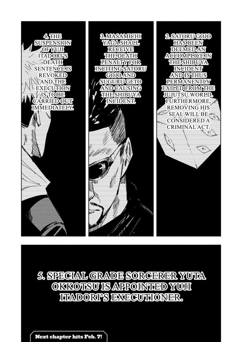 JuJutsu Kaisen Manga Chapter 137