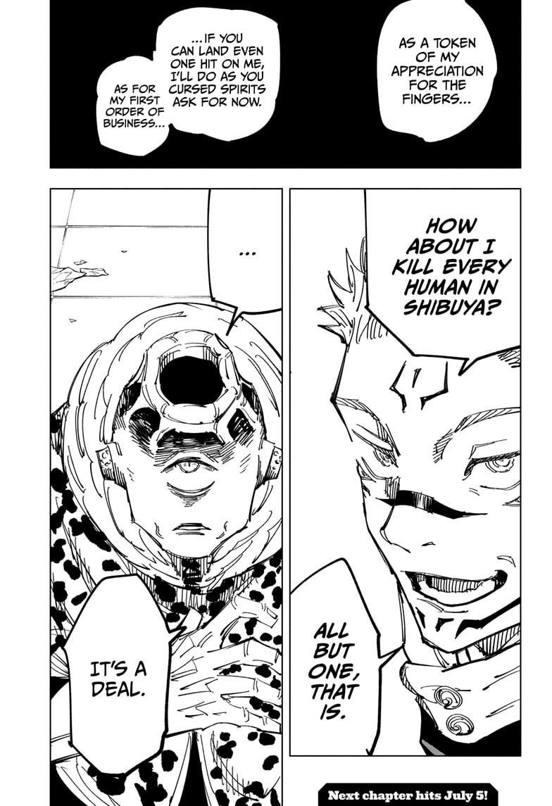 JuJutsu Kaisen Manga Chapter 112