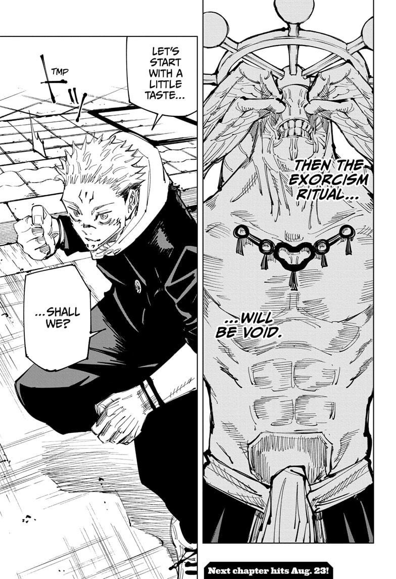 JuJutsu Kaisen Manga Chapter 117