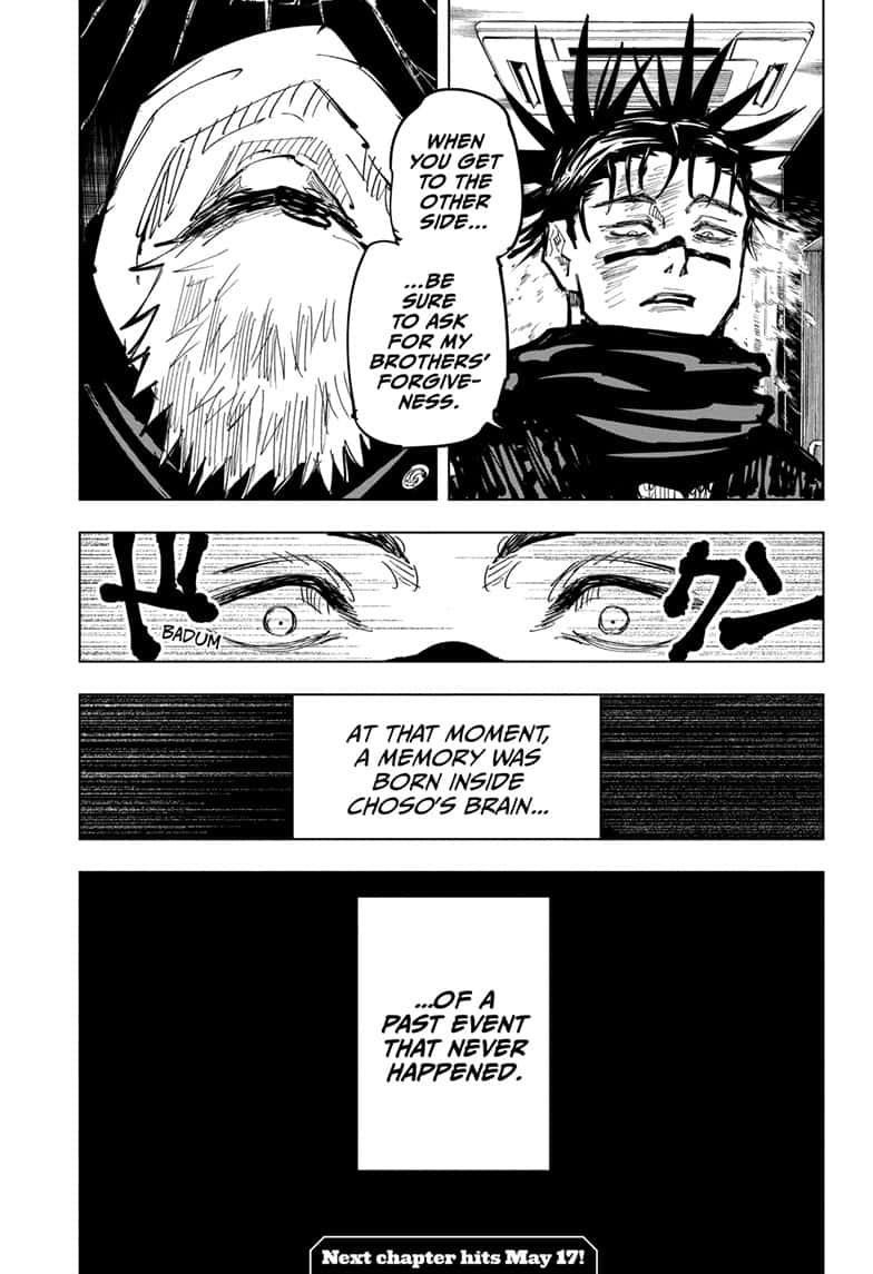 JuJutsu Kaisen Manga Chapter 105