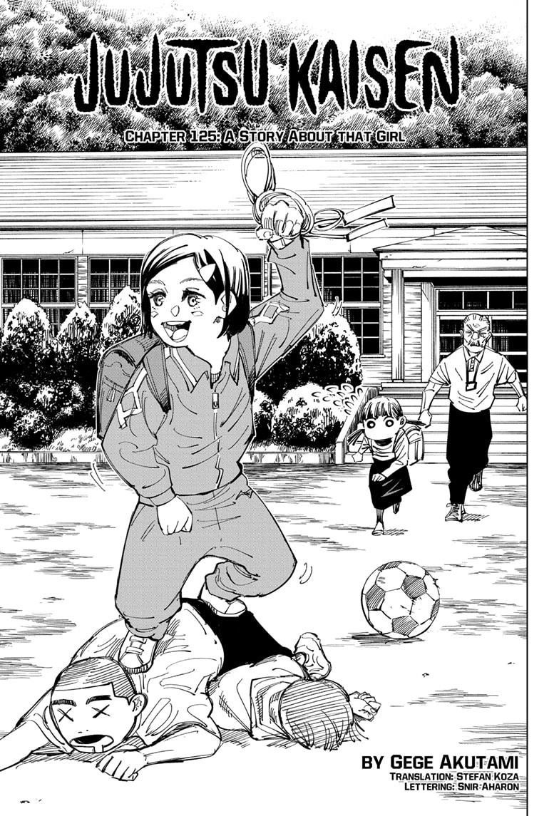 JuJutsu Kaisen Manga Chapter 125